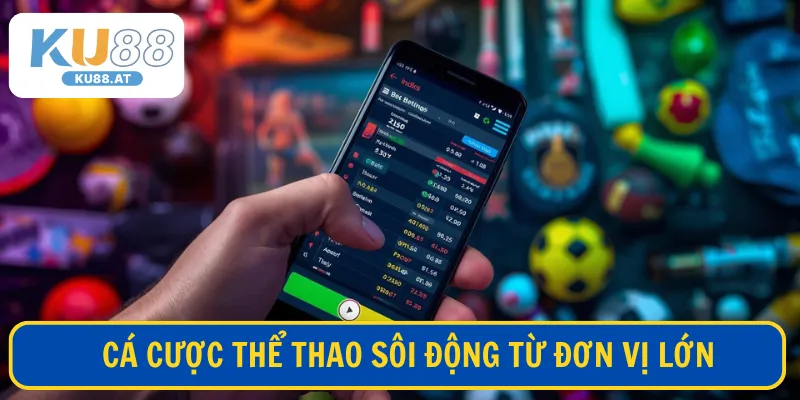 Cá cược thể thao sôi động từ đơn vị lớn